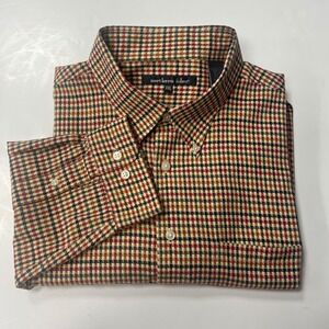 Northern Isles Plaid Button‎ Down Shirt Long Sleeve Casual XXL